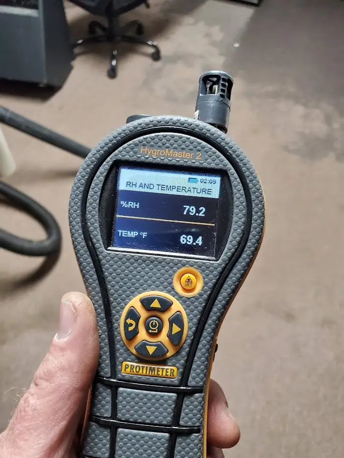 Moisture meter humidity assessment for Fire & Smoke Damage Restoration in Sherwood